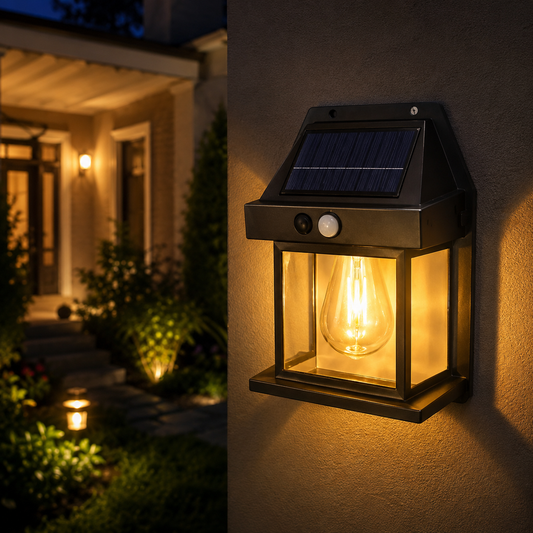 LAMPARA RECARGABLE CON LUZ SOLAR